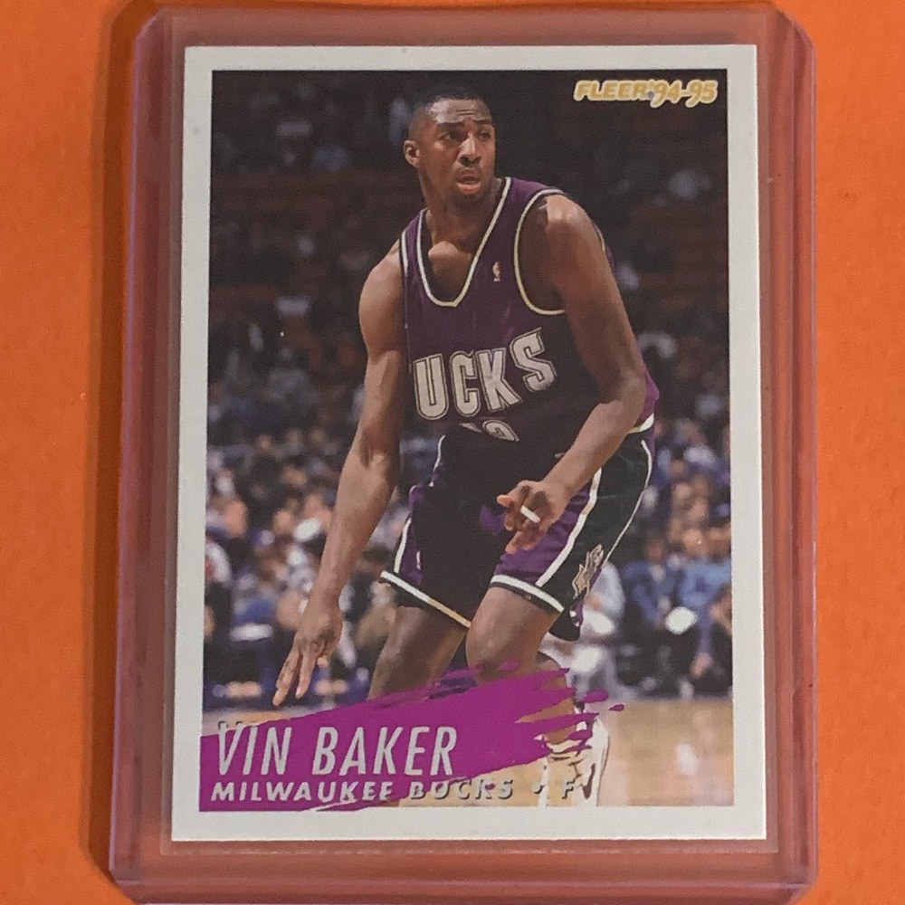 Vin Baker #123 1994-95 Fleer Basketball Trading Card